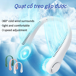 Quạt đeo cổ không cánh EVEBOT có thể điều chỉnh ba tốc độ với bộ sạc USB tiện lợi và chất lượng cao