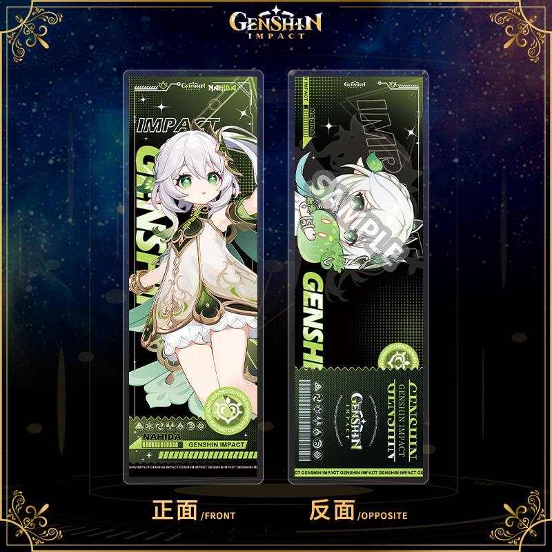 Thẻ Đánh Dấu Trang Sách Hai Mặt Bằng acrylic Lynette nahida