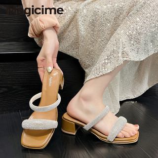 Magicime Dép đế cao Magicime thời trang hè 2024