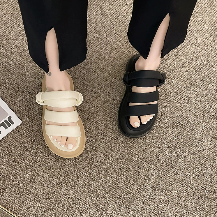 Dép Sandal Đế Xuồng Thời Trang Mùa Hè 2023 Phong Cách Mới Cho Nữ