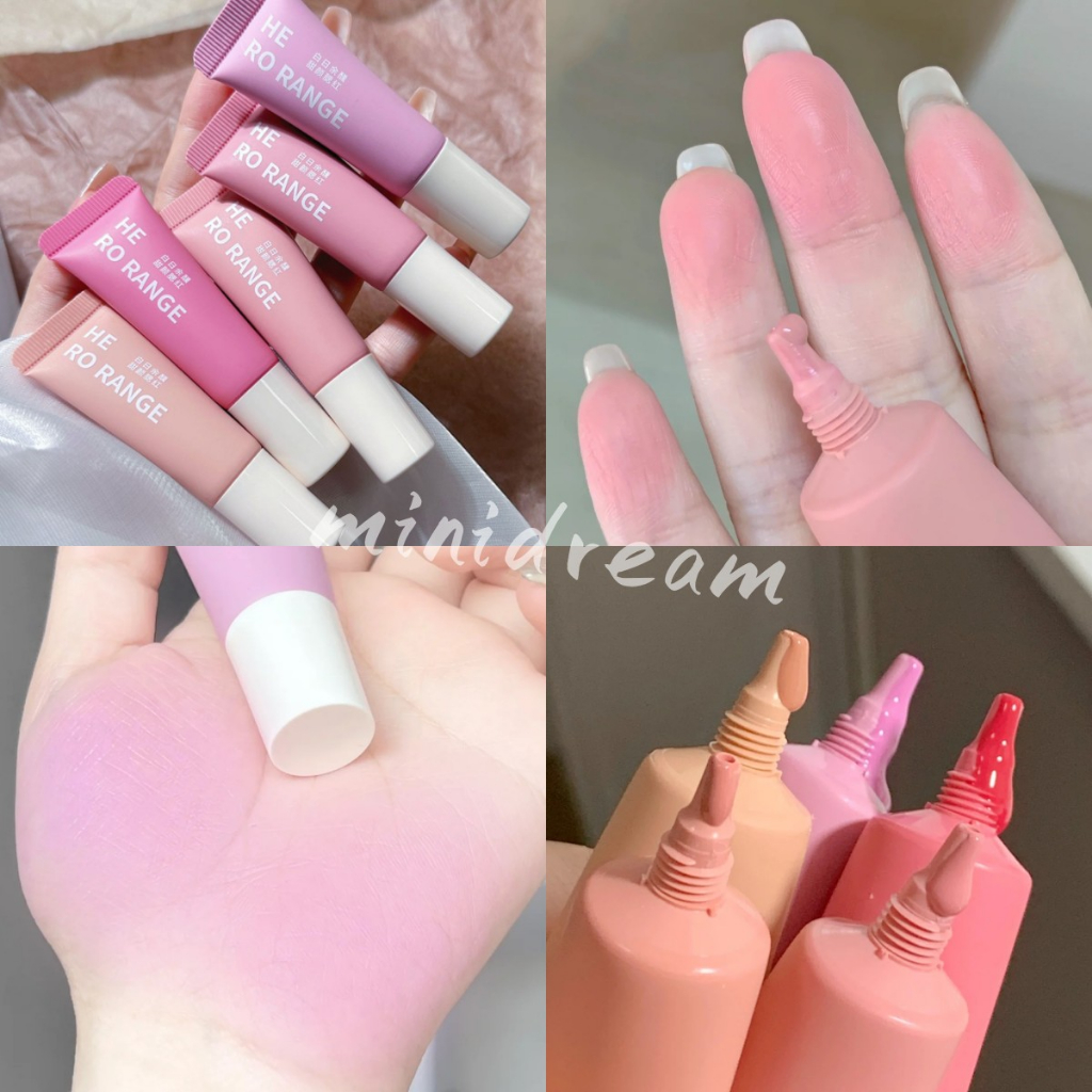 Kem Má Hồng Dạng Lỏng Màu Lì Trang Điểm Tự Nhiên HERORANGE chống thấm nước và mồ hôi 3ml