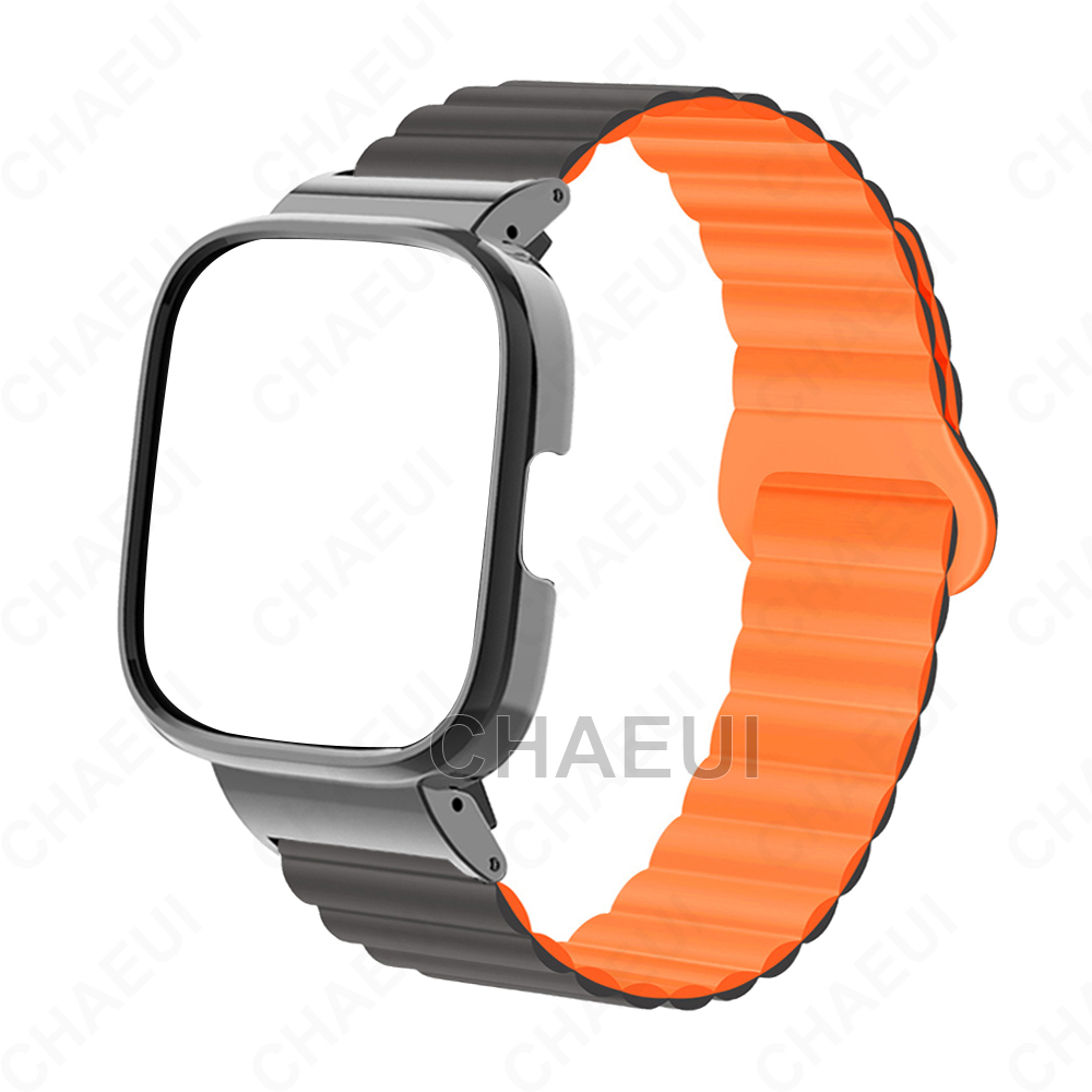 Dây Đeo Silicone Kèm Ốp Bảo Vệ Cho Đồng Hồ Thông Minh Redmi Watch 3 Active 2 Lite / Poco Watch / Mi Watch Lite