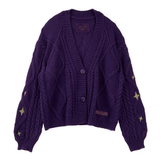 Áo Khoác Cardigan Màu Tím Phong Cách Taylor Swift