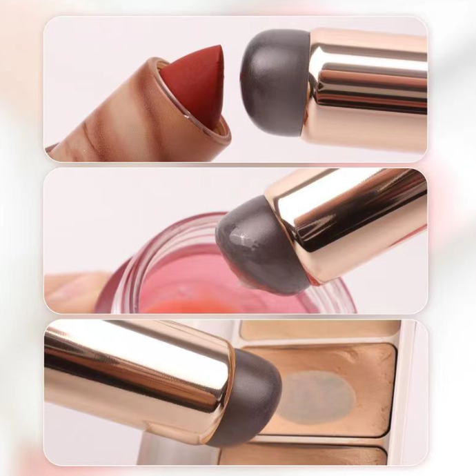 Cọ Trang Điểm Môi / Phấn Mắt / Che Khuyết Điểm Đa Năng Bằng Chất Liệu Silicone Siêu Co Giãn