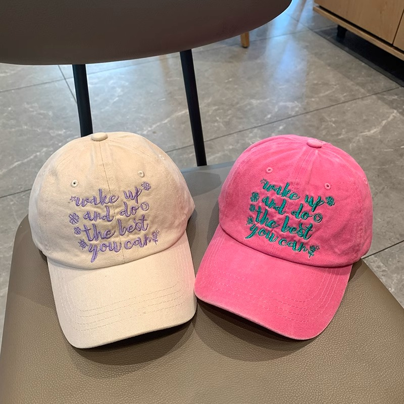 Mũ Lưỡi Trai Thêu Chữ Phong Cách Hàn Quốc Cá Tính