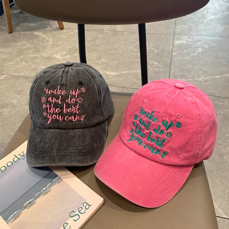 Mũ Lưỡi Trai Thêu Chữ Phong Cách Hàn Quốc Cá Tính