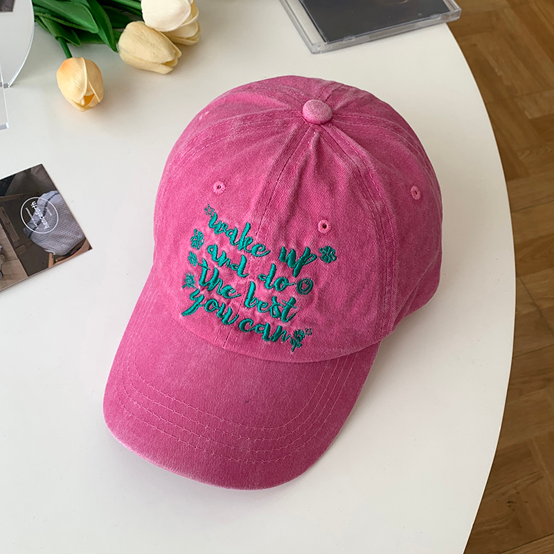 Mũ Lưỡi Trai Thêu Chữ Phong Cách Hàn Quốc Cá Tính