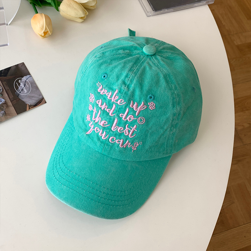 Mũ Lưỡi Trai Thêu Chữ Phong Cách Hàn Quốc Cá Tính