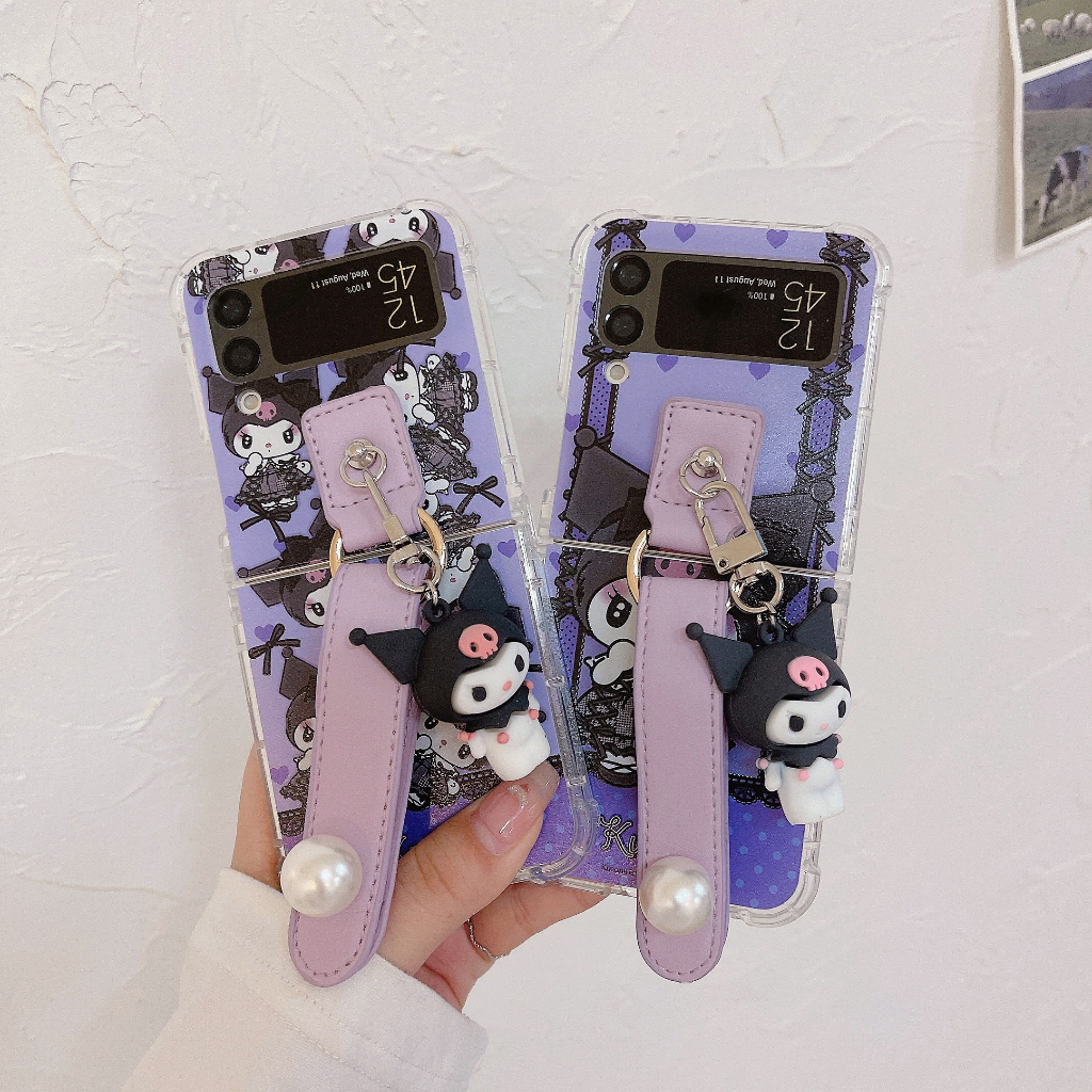 Ốp Điện Thoại Chống Sốc Có Dây Đeo Tay Cho Samsung Galaxy Z Flip 5 ZFlip 5 Z Flip5