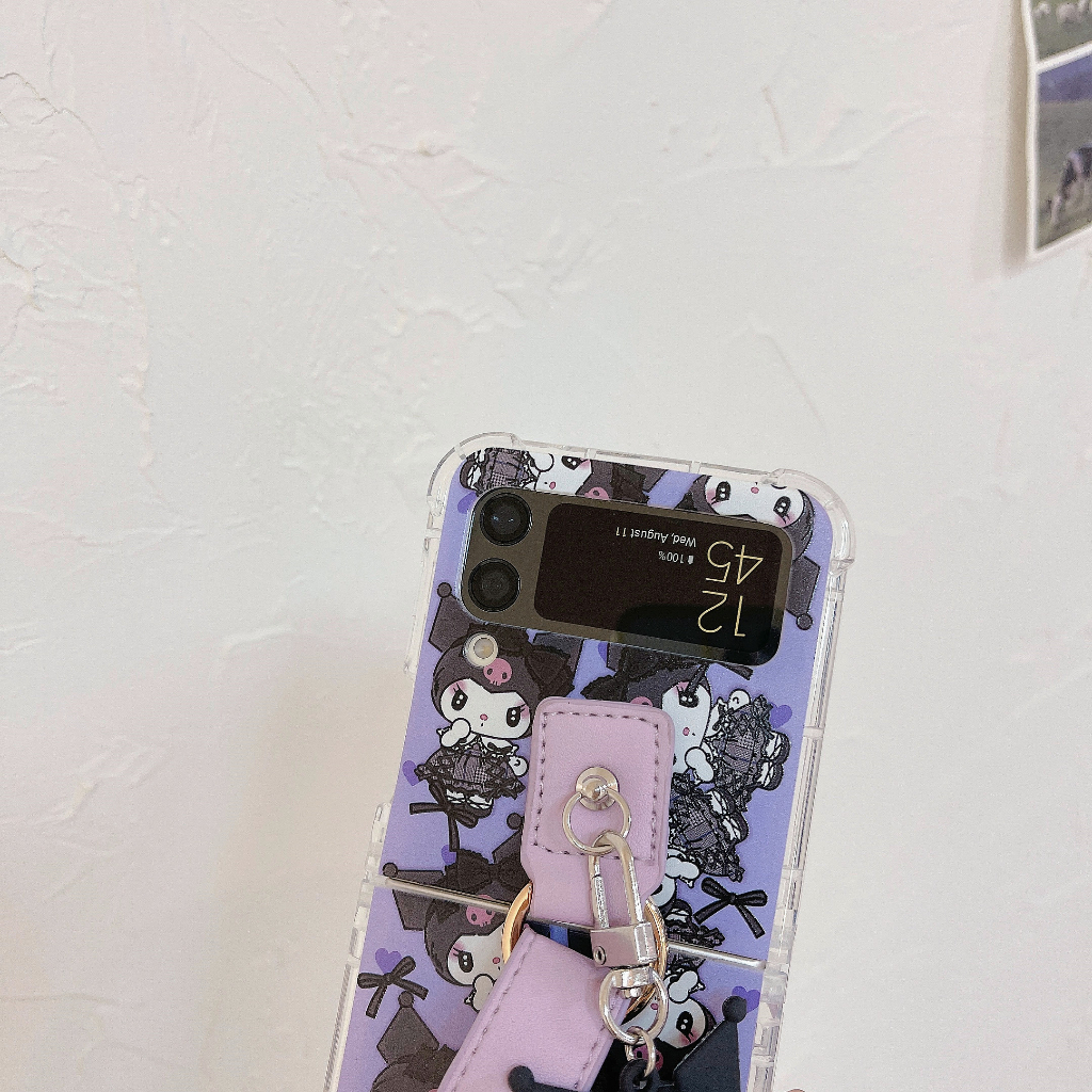 Ốp Điện Thoại Chống Sốc Có Dây Đeo Tay Cho Samsung Galaxy Z Flip 5 ZFlip 5 Z Flip5