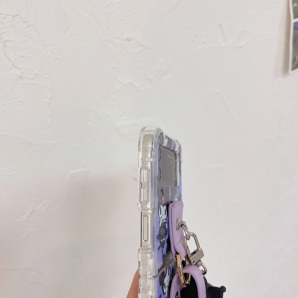 Ốp Điện Thoại Chống Sốc Có Dây Đeo Tay Cho Samsung Galaxy Z Flip 5 ZFlip 5 Z Flip5