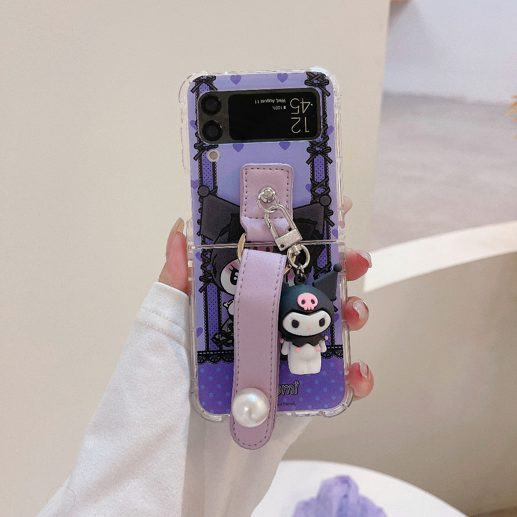 Ốp Điện Thoại Chống Sốc Có Dây Đeo Tay Cho Samsung Galaxy Z Flip 5 ZFlip 5 Z Flip5