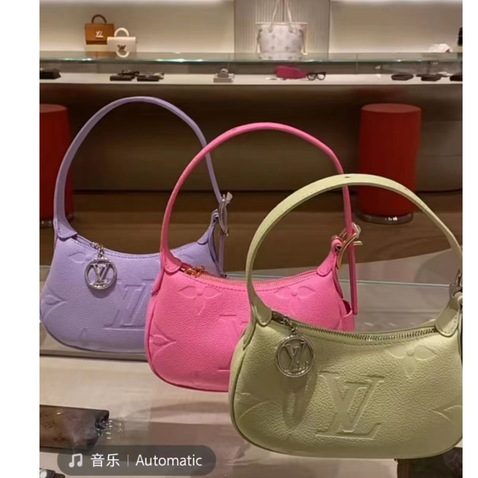Hình ảnh thực tế 100% nguyên bản chính hãng louis vuitton lv túi đeo dưới cánh tay phong cách mới túi xách nữ thời trang