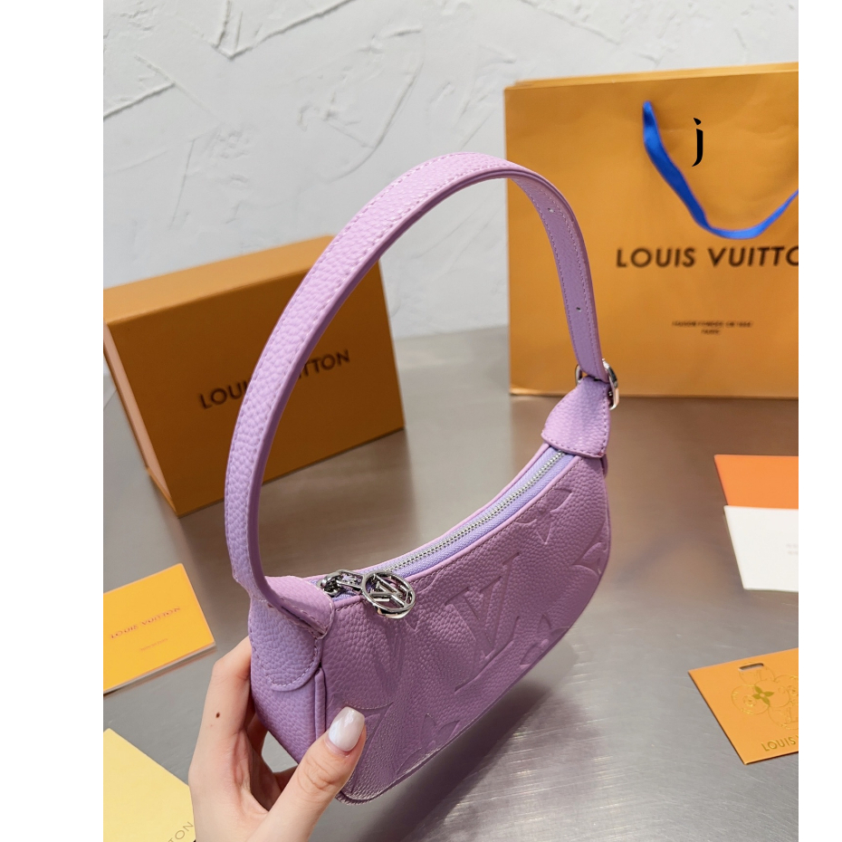 Hình ảnh thực tế 100% nguyên bản chính hãng louis vuitton lv túi đeo dưới cánh tay phong cách mới túi xách nữ thời trang