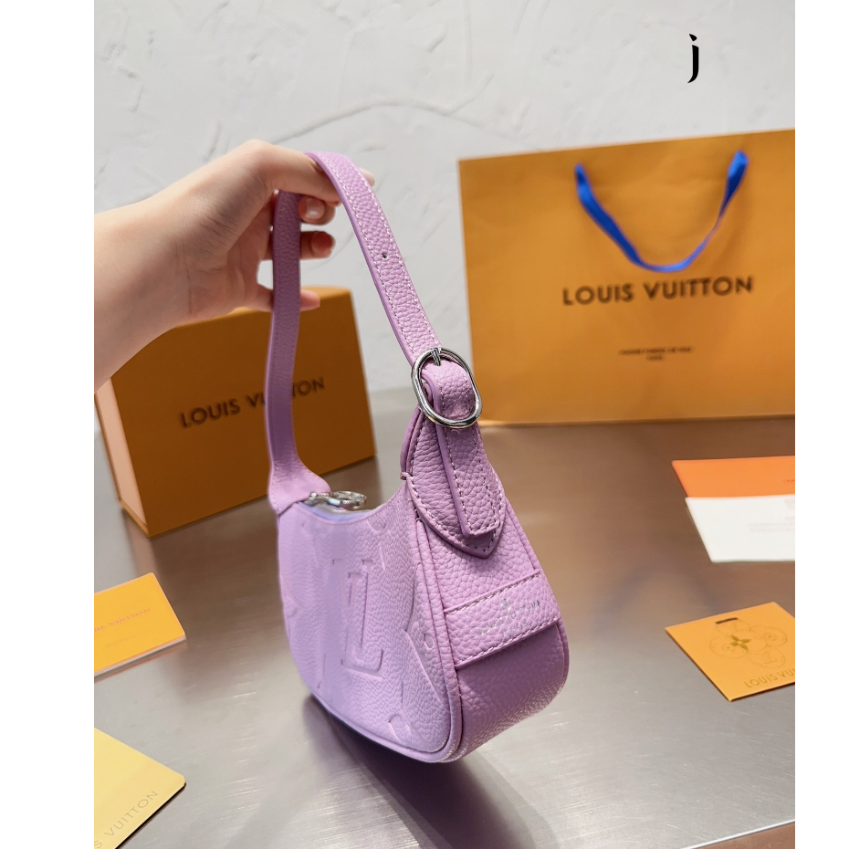 Hình ảnh thực tế 100% nguyên bản chính hãng louis vuitton lv túi đeo dưới cánh tay phong cách mới túi xách nữ thời trang