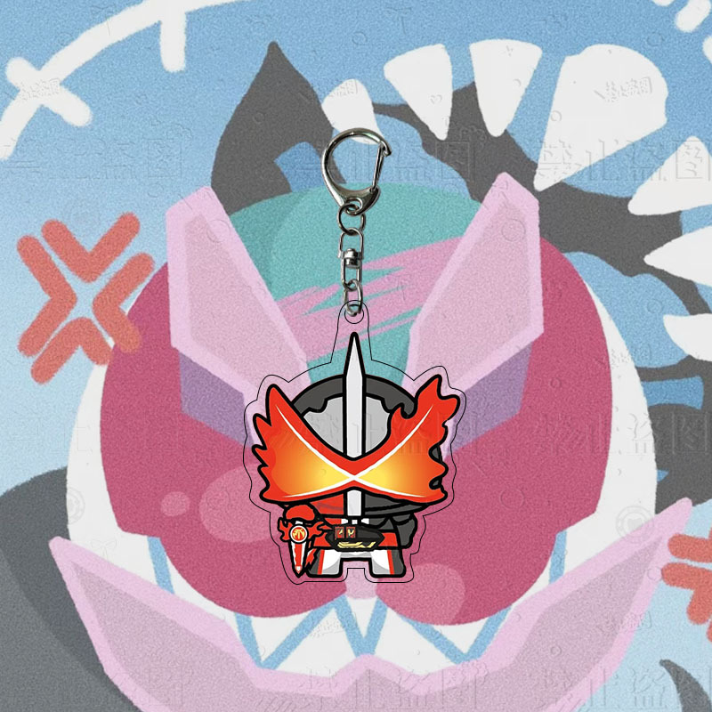 Móc Khóa Acrylic Hình Siêu Nhân Kamen Rider Merchandise Hoạt Hình Dễ Thương