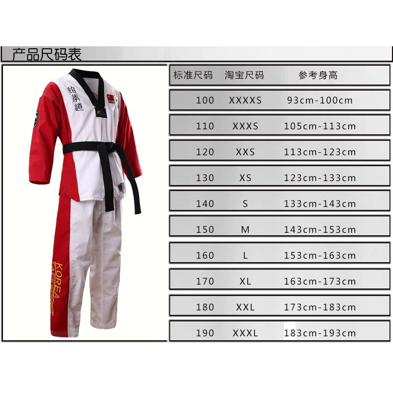 Đồng Phục Tập Võ Taekwondo Chuyên Nghiệp Màu Đen Phong Cách Trung Hoa