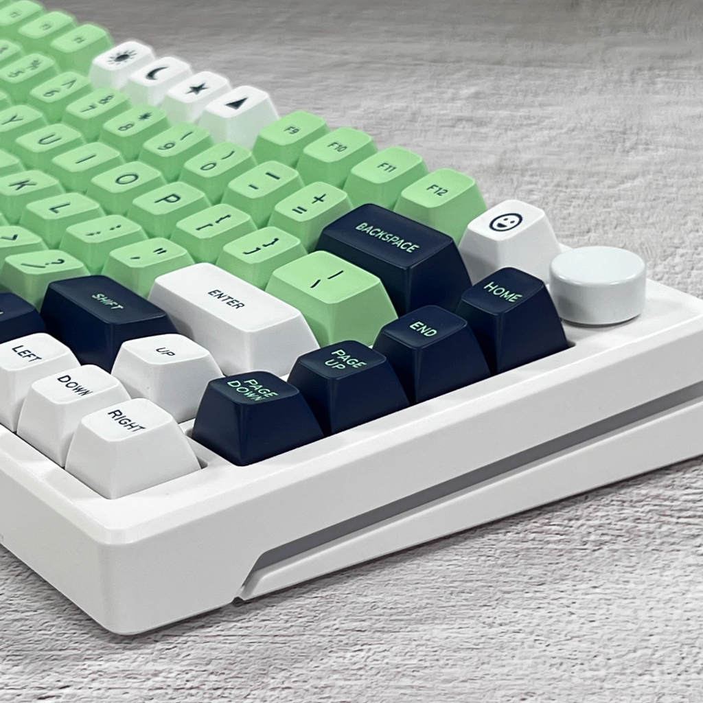 Mint keycaps SA profile  doubleshot ABS keycap 61/64/68/84/87/96/980/104/108