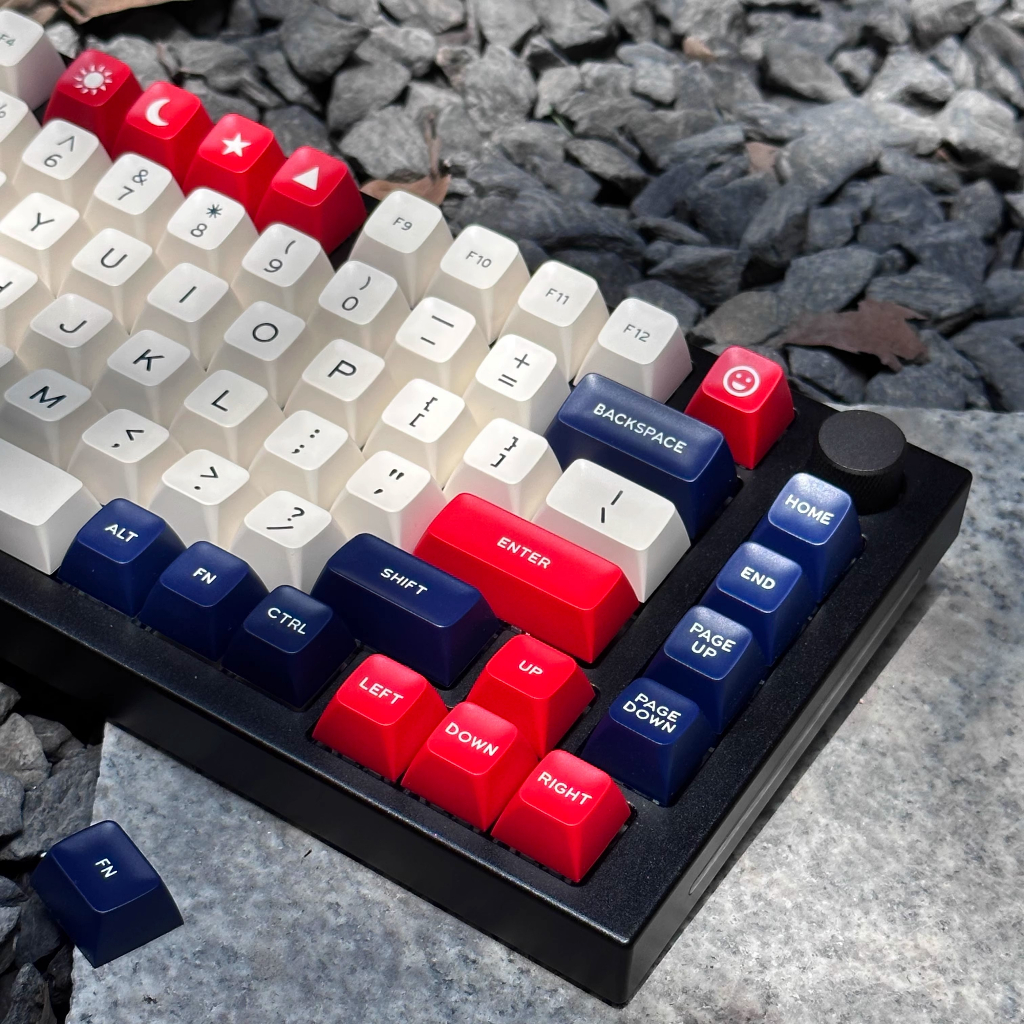 Navy keycaps  SA profile doubleshot ABS keycap 61/64/68/84/87/96/980/104/108