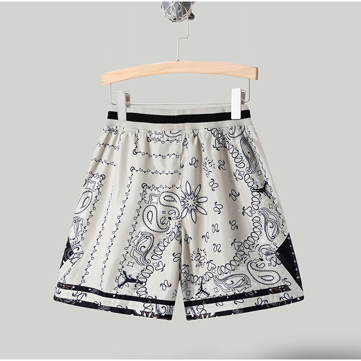 Quần Short Nam Lưng Thun Dây Rút In Họa Tiết Hoa Mới