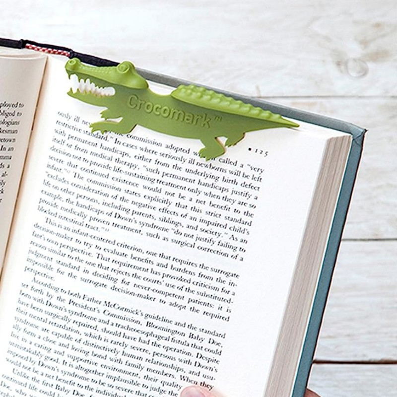 Đồ Đánh Dấu Trang Sách Hình Cá Sấu Hoạt Hình Độc Đáo C7464