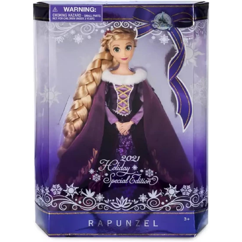 Disney 2021 Princess Rapunzel Holiday Special Edition Doll New with Box Búp Bê Công Chúa Rapunzel Phiên Bản Đặc Biệt Disney 2021 Kèm Hộp