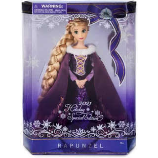 Disney 2021 Princess Rapunzel Holiday Special Edition Doll New with Box Búp Bê Công Chúa Rapunzel Phiên Bản Đặc Biệt Disney 2021 Kèm Hộp