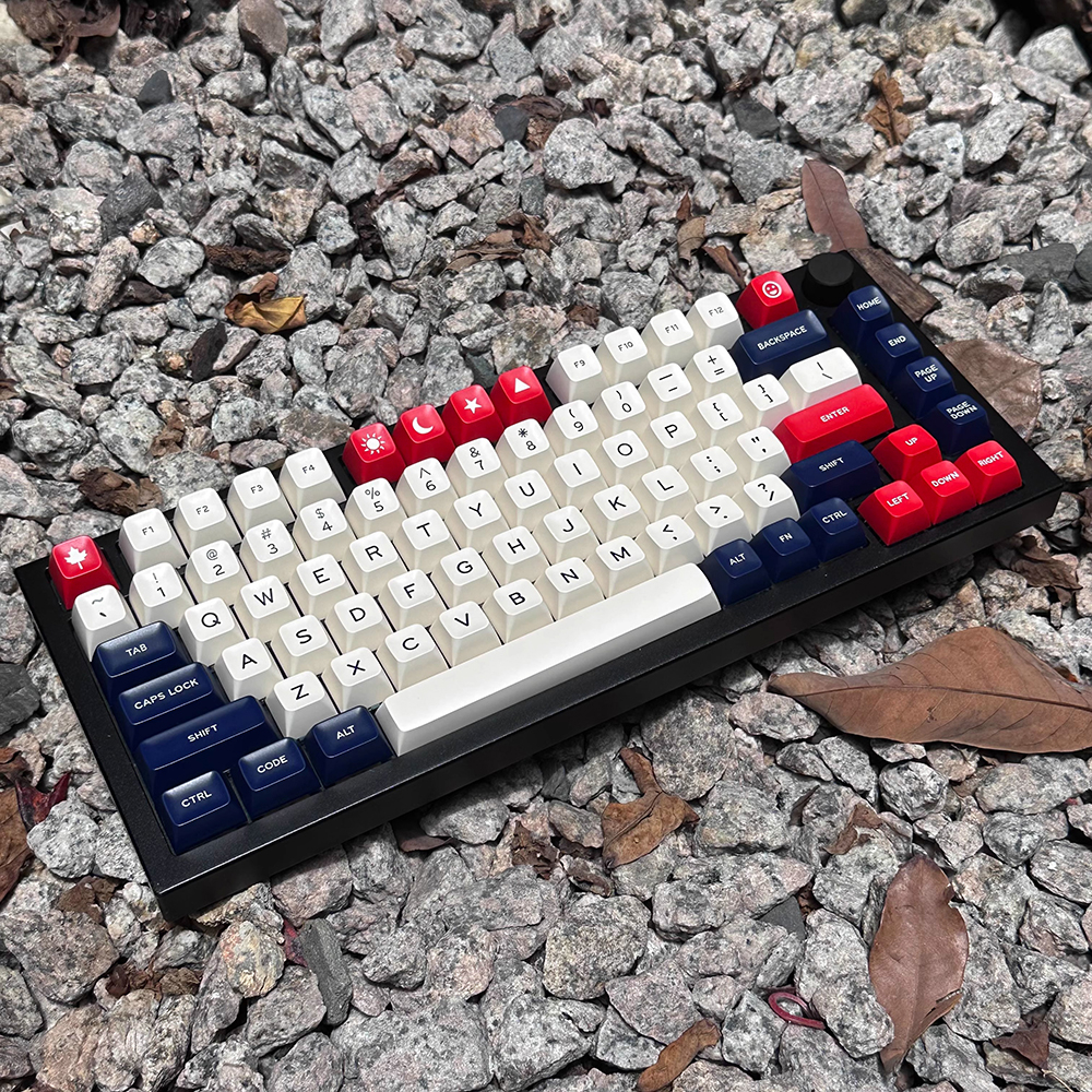 Navy keycaps  SA profile doubleshot ABS keycap 61/64/68/84/87/96/980/104/108