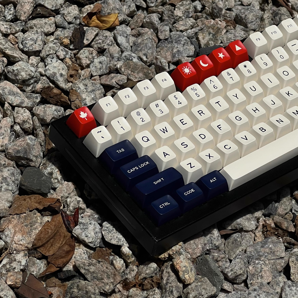 Navy keycaps  SA profile doubleshot ABS keycap 61/64/68/84/87/96/980/104/108