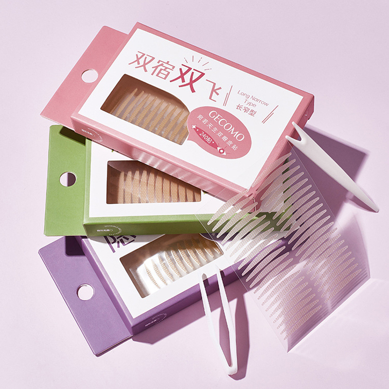 Set 4 Loại Miếng Dán Kích Mí Tự Nhiên Chống Thấm Nước Lâu Trôi
