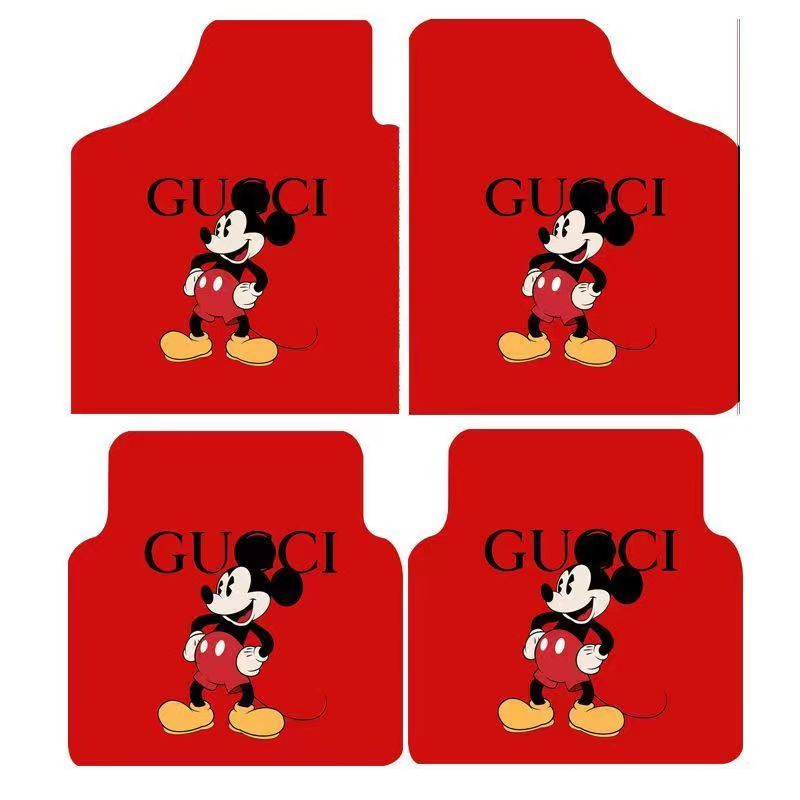 Thảm Lót Sàn Xe Hơi Chống Trượt Họa Tiết Hoạt Hình Dễ Thương