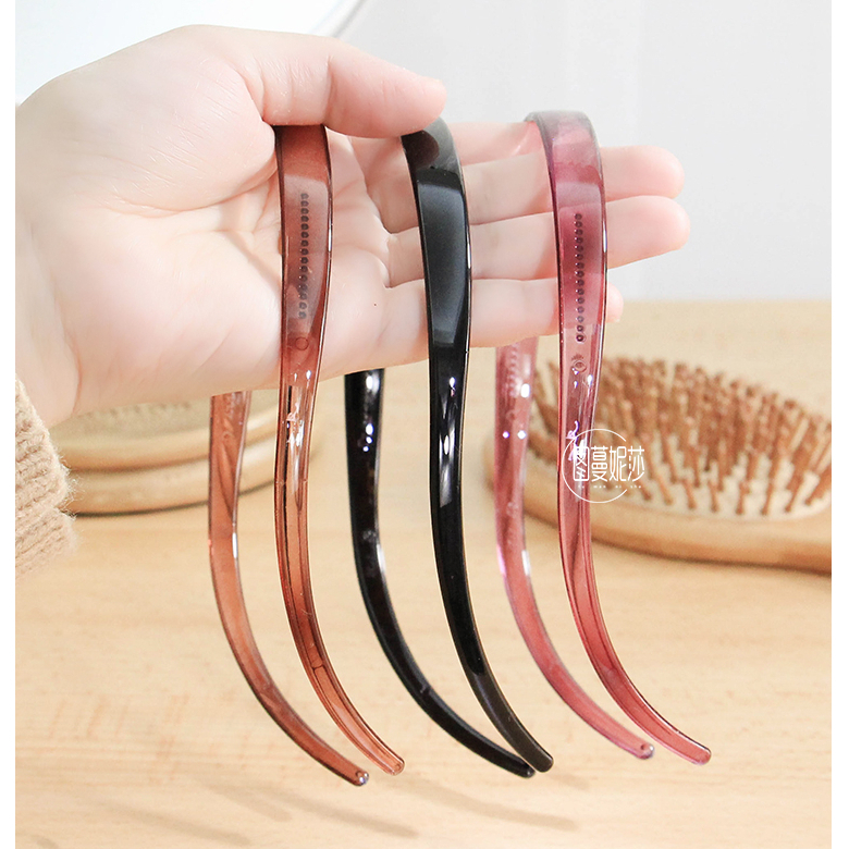 Băng Đô Cài Tóc Chống Trượt Phong Cách retro Pháp Cho Nữ Mặc Kính Mát Mẻ