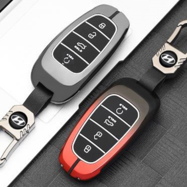 Vỏ Bọc Chìa Khóa 4 Nút Cho SantaFe 2023, 2022, 2021 & Tucson 2023 2022