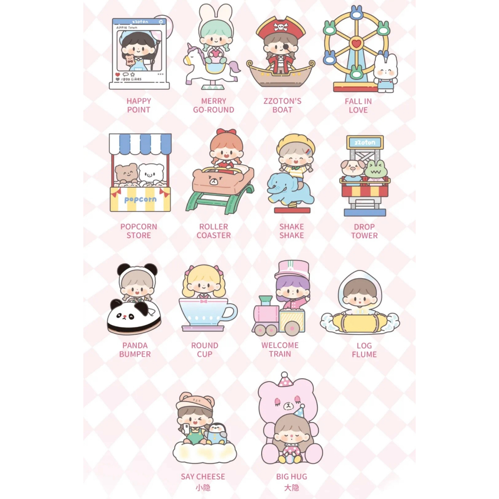 Zzoton Treasure Land Mô Hình Búp Bê Dễ Thương Dùng Làm Quà Tặng Cho Bạn Bè