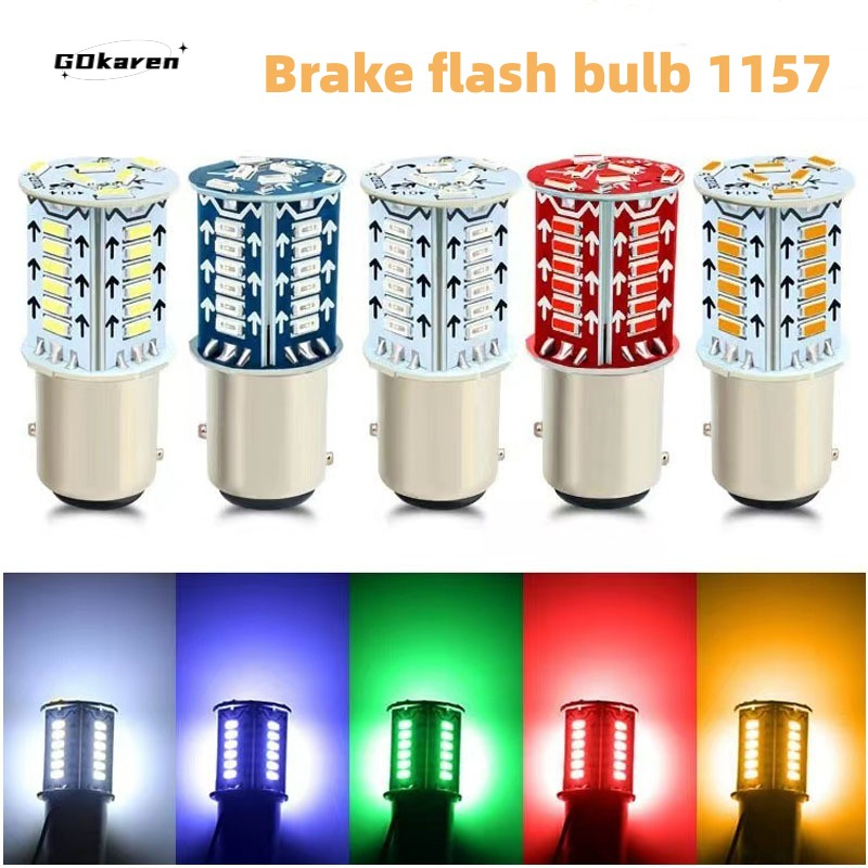 Bóng Đèn led Phanh 1157 bay15d p21 / 5w Chất Lượng Cao Dành Cho Xe Máy