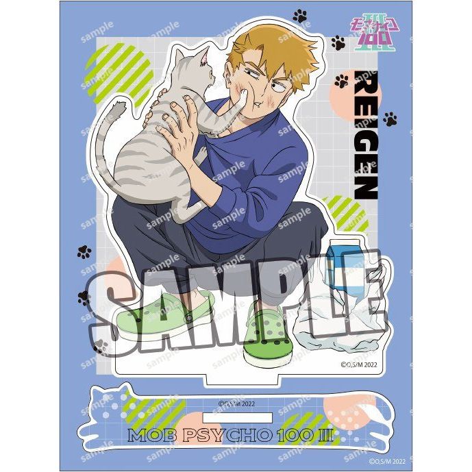 Mô Hình Đồ Chơi Nhân Vật Reigen Arataka 100 Iii Bằng Acrylic Có Giá Đỡ