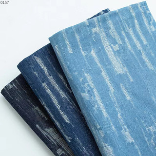 [Hàng Có Sẵn] Vải denim jacquard dày cotton nguyên chất, chiều rộng: 63 inch = 160 cm, vải denim dày, vải cotton nguyên chất, vải denim thời trang