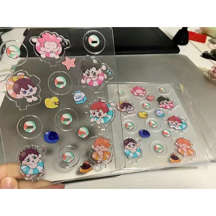 Volleyball junior Giá Đỡ Vòng Bơi mini haikyuu Kyyama feixo Chà Nhám Móng Vuốt hyuga shoyo Tuyển Lửa tetsuro kuro