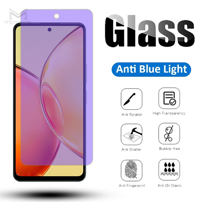Kính cường lực toàn màn hình ánh tím chống tia sáng xanh cho điện thoại VIVO Y27s Y17s Y36 Y16 Y02s Y02 Y02T Y02A Y22s Y22 Y35 Y27 V29e V27e Y01 Y55  Y21 Y33s Y21s Y15s Y15a Y76 Y20i Y20s Y20 V25 V25e V21 V23e V19 V20 Y11 Y12 Y15 Y17 Y19 Y30 Y50