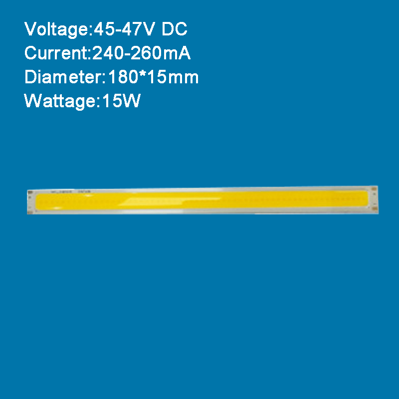 Set 2 Thanh Đèn LED COB 260mA 3W - 15W 4000K Ánh Sáng Trắng Ấm Đa Kích Cỡ