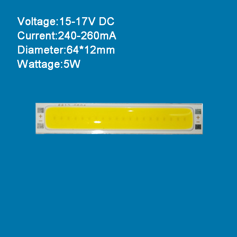 Set 2 Thanh Đèn LED COB 260mA 3W - 15W 4000K Ánh Sáng Trắng Ấm Đa Kích Cỡ