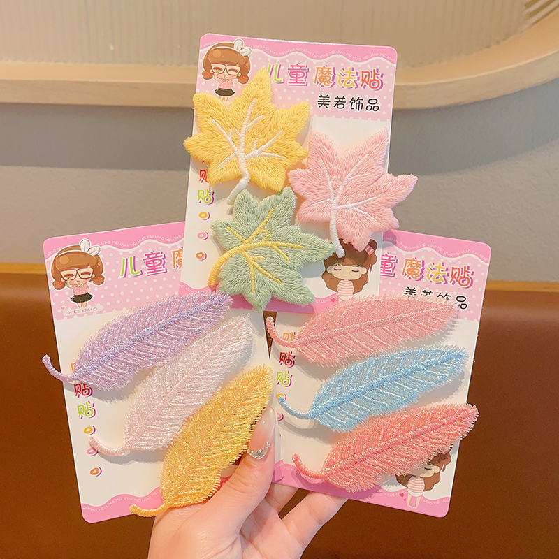 Miếng Dán Tóc Thần Kỳ Họa Tiết Hoạt Hình Phong Cách Hàn Quốc