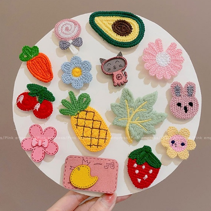 Miếng Dán Tóc Thần Kỳ Họa Tiết Hoạt Hình Phong Cách Hàn Quốc