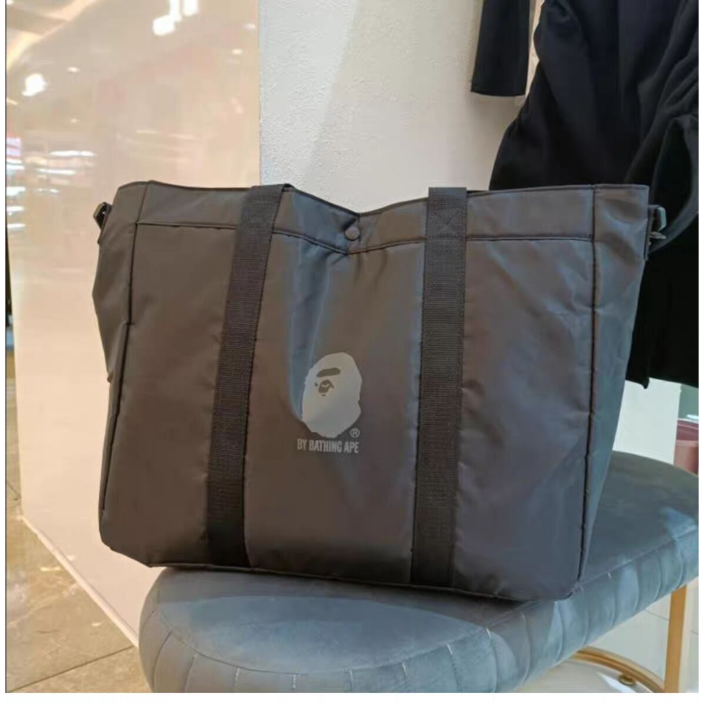 Bape Túi Đeo Chéo Cỡ Lớn In Họa Tiết Thời Trang