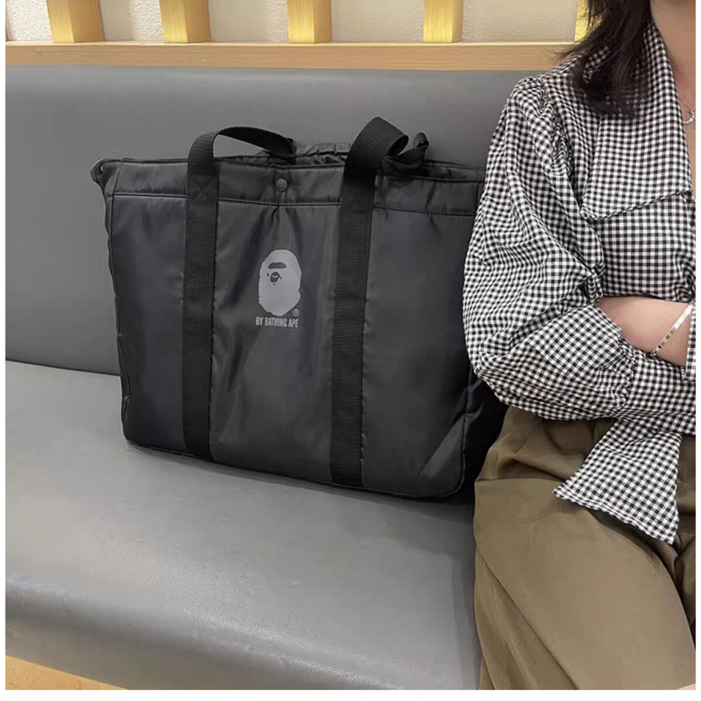 Bape Túi Đeo Chéo Cỡ Lớn In Họa Tiết Thời Trang