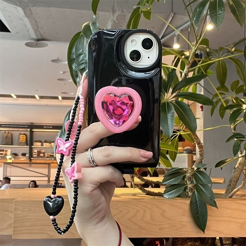 Ốp Điện Thoại Vòng Đỡ Hình Trái Tim Cho Iphone 14promax 13 pro max 12 pro max 11