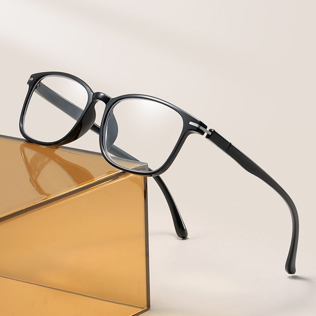 Kính Đọc Sách Gọng Vuông TR90 Bằng Hợp Kim Titan Siêu Nhẹ Cho Nam Nữ