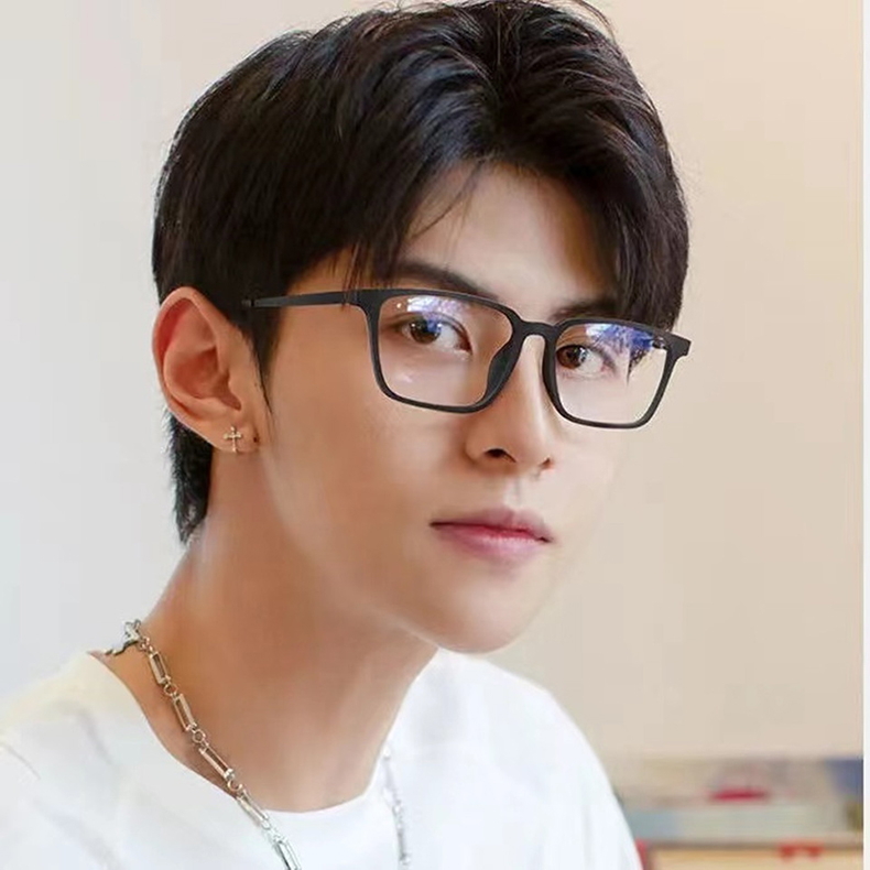 Kính Đọc Sách Gọng Vuông TR90 Bằng Hợp Kim Titan Siêu Nhẹ Cho Nam Nữ