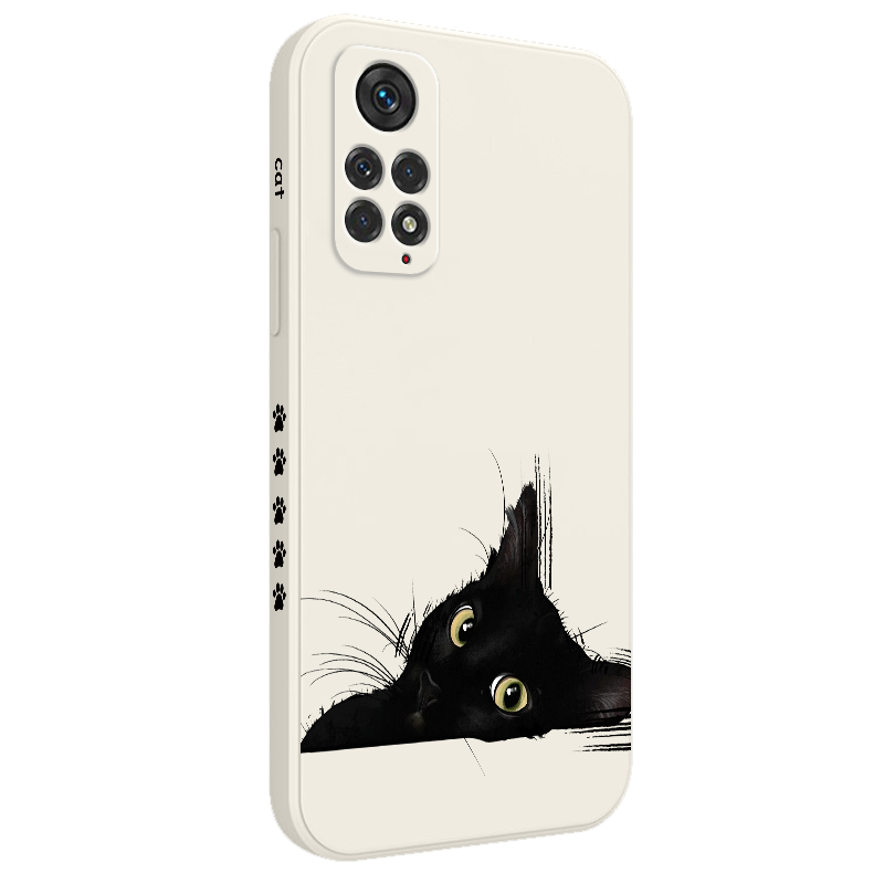 Ốp Điện Thoại Họa Tiết Mèo Đen Dành Cho Xiaomi Redmi Note 11S 11 11T Pro Plus 4G 5G