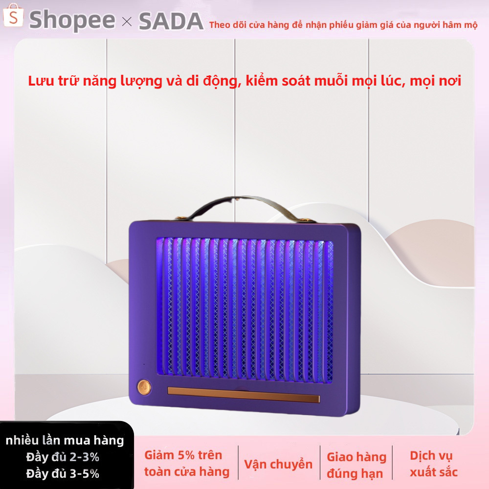 Đèn LED diệt ruồi muỗi SADA sử dụng điện tiện lợi cho nhà cửa